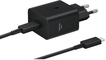 Samsung hleðslutæki 45W USB-C með kapli - Svart