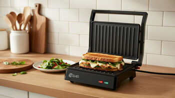 Equip samlokugrill 1000W - Svart