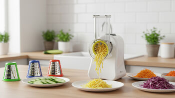 Equip Salat vél 200W m. 4 hausum - Hvít