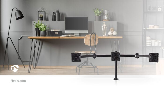 Nedis þrefaldur skjáarmur