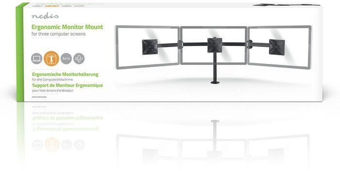 Nedis þrefaldur skjáarmur