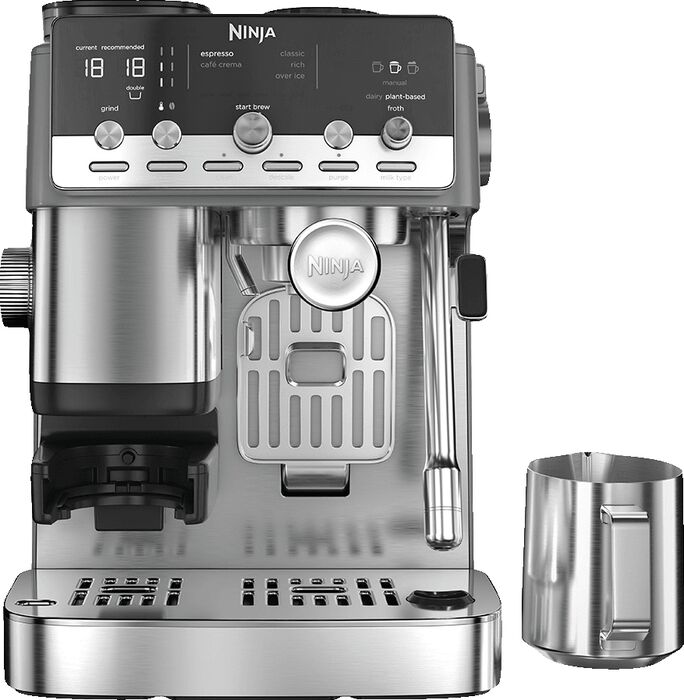 Ninja Luxe Café Mini Plus kaffivél - Silfur