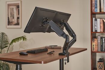 Essentials tvöfaldur skjáarmur með gormum