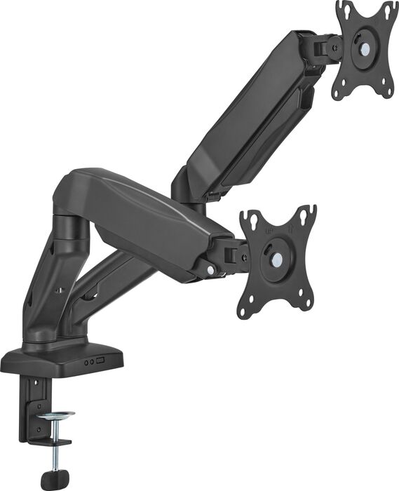 Essentials tvöfaldur skjáarmur með gormum