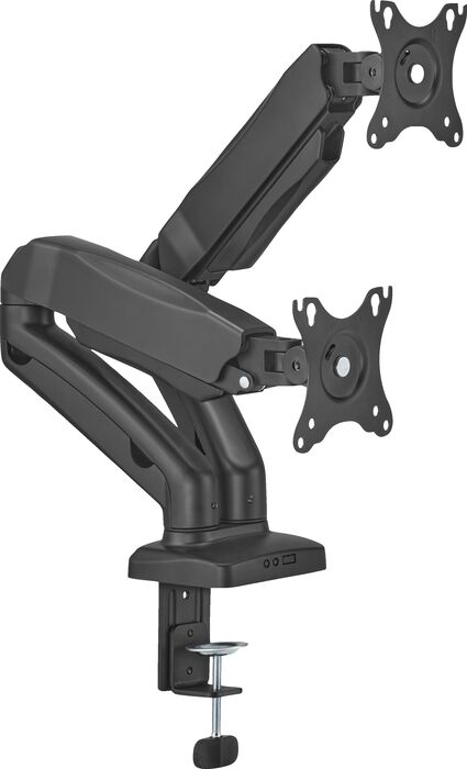 Essentials tvöfaldur skjáarmur með gormum