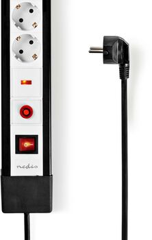 Nedis fjöltengi með straumvörn - 10 innstungur