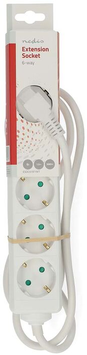 Nedis fjöltengi - 6 innstungur