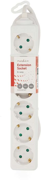 Nedis fjöltengi - 6 innstungur