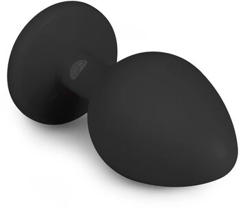 EasyToys Diamond Plug M rassaörvari - Svartur 