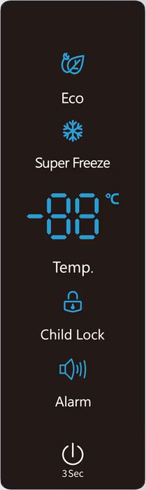 Epoq frystiskápur ETF185W23D - Hvítur