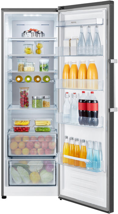 Epoq kæliskápur ETR185X26D - Stál