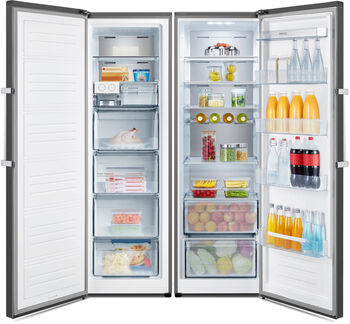 Epoq kæliskápur ETR185X26D - Stál