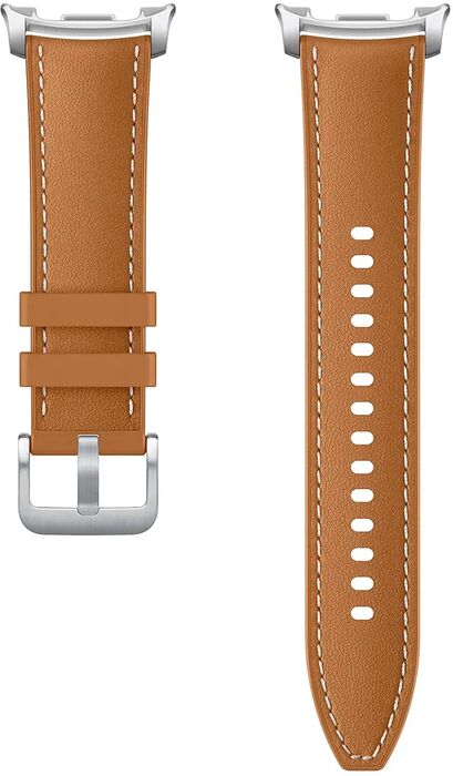 Samsung Galaxy Watch8/Watch8 Classic Hybrid leður ól - S/M/L Brún