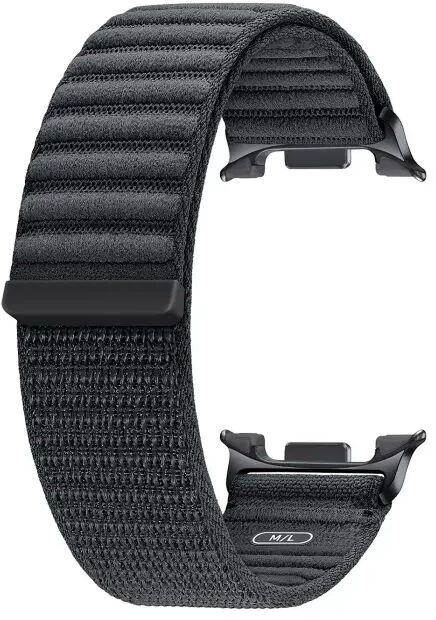 Samsung Galaxy Watch8/Watch8 Classic Fabric ól - M/L Svört