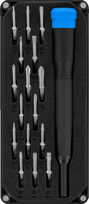 iFixit Minnow skrúfjárn með 16 bitum