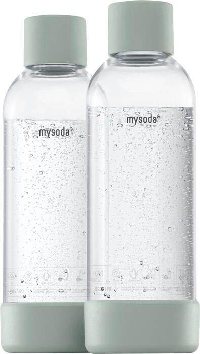 Mysoda Woody 1L flaska ljósblá - 2 stk