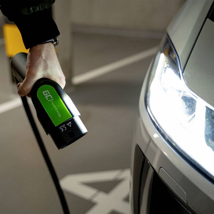 Green Cell EV13 eMobility Týpa 2 hleðslukapall fyrir bíl - 5m