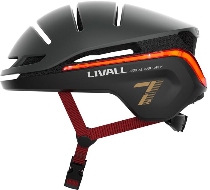 Livall Evo21 54-58cm hjólahjálmur - Svartur