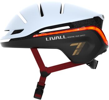 Livall Evo21 54-58cm hjólahjálmur - Hvítur