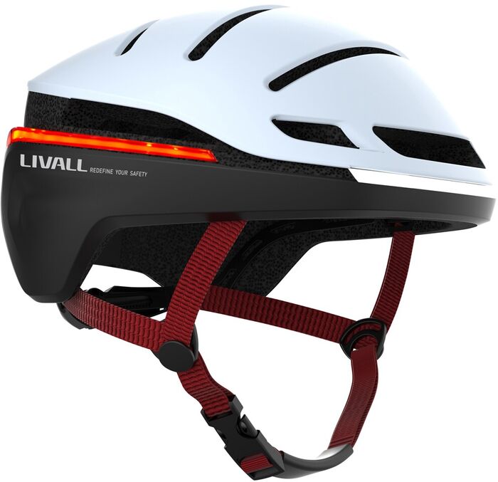 Livall Evo21 54-58cm hjólahjálmur - Hvítur