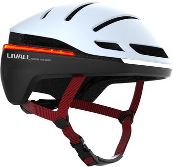 Livall Evo21 54-58cm hjólahjálmur - Hvítur