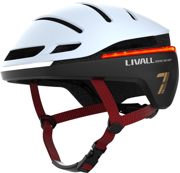 Livall Evo21 54-58cm hjólahjálmur - Hvítur