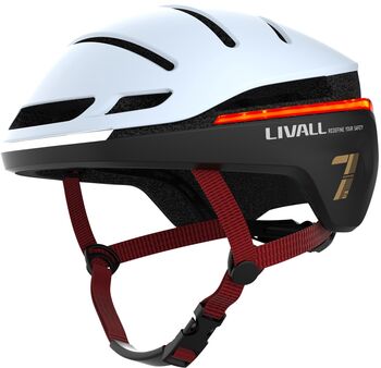 Livall Evo21 54-58cm hjólahjálmur - Hvítur