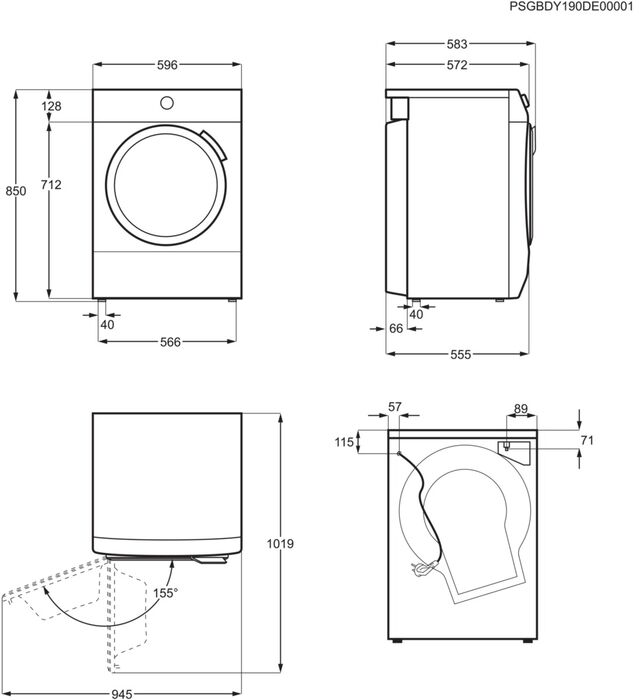 Electrolux SimpliCare þurrkari EW2C327R1