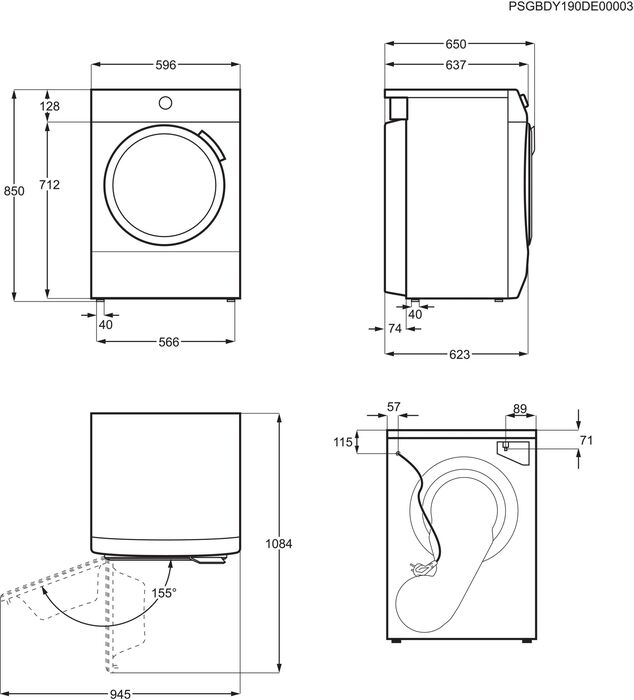 Electrolux SimpliCare þurrkari EW2H318E1