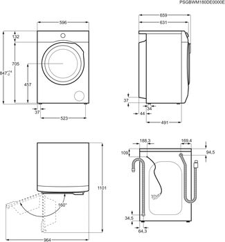 Electrolux PerfectCare 600 þvottavél EW6F6448Q4