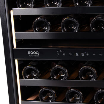 Epoq vínkælir EWDU60B25G - Svartur