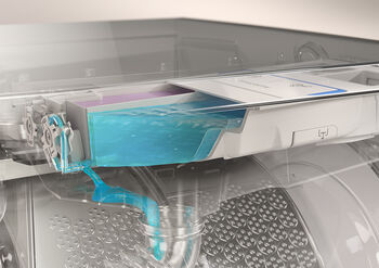 Electrolux þvottavél og þurrkari EWI774EY6Q - Hvít