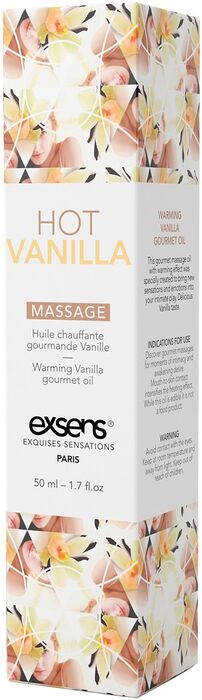 Exsens Hot Vanilla nuddolía með hita - 50ml
