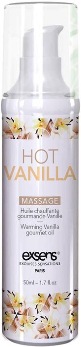 Exsens Hot Vanilla nuddolía með hita - 50ml