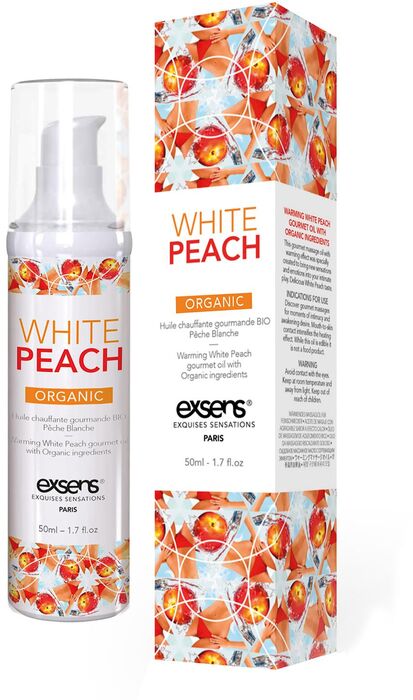 Exsens White Peach nuddolía með hita - 50ml