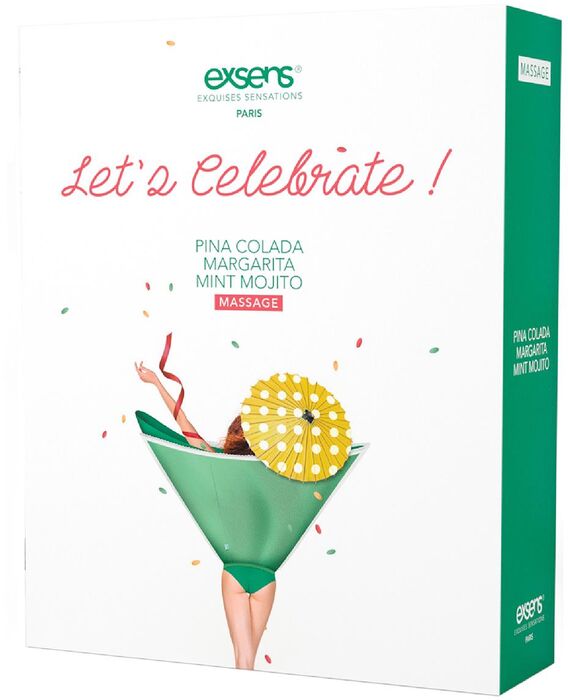 Exsens Let's Celebrate gjafasett - 3x30ml