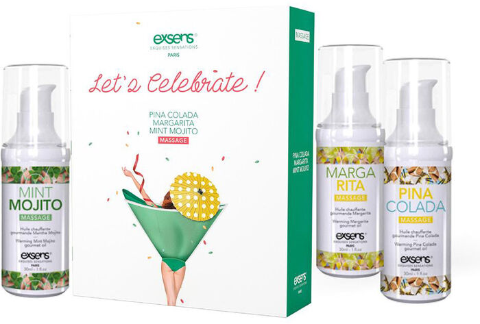Exsens Let's Celebrate gjafasett - 3x30ml 