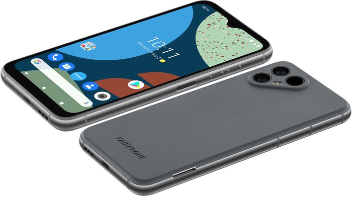 Fairphone 4 5G 128 GB snjallsími - Grár 