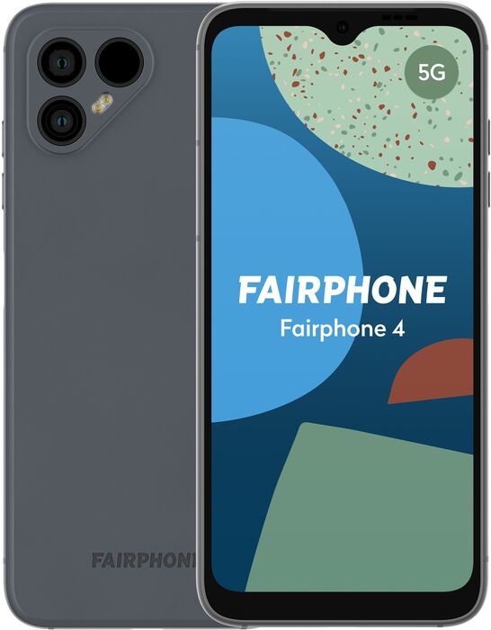 Fairphone 4 5G 128 GB snjallsími - Grár 