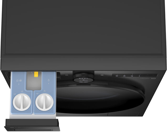LG þvottavél F4X7513TBB - Svört