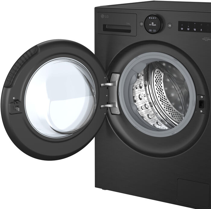 LG þvottavél F4X7513TBB - Svört