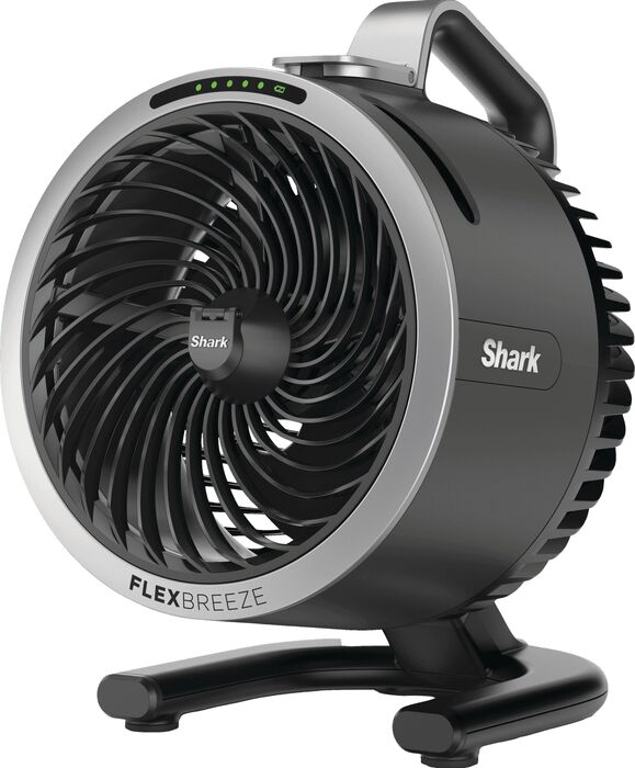 Shark FlexBreeze HydraGo borðvifta - Svört