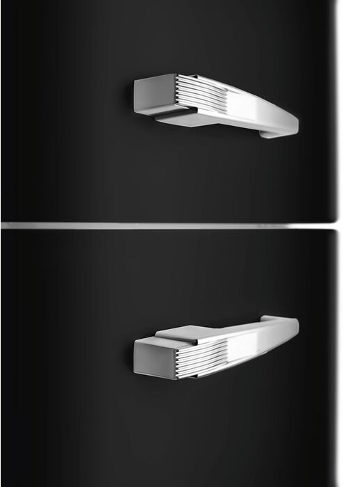 Smeg kæli- og frystiskápur FAB32RBL5 - Svartur