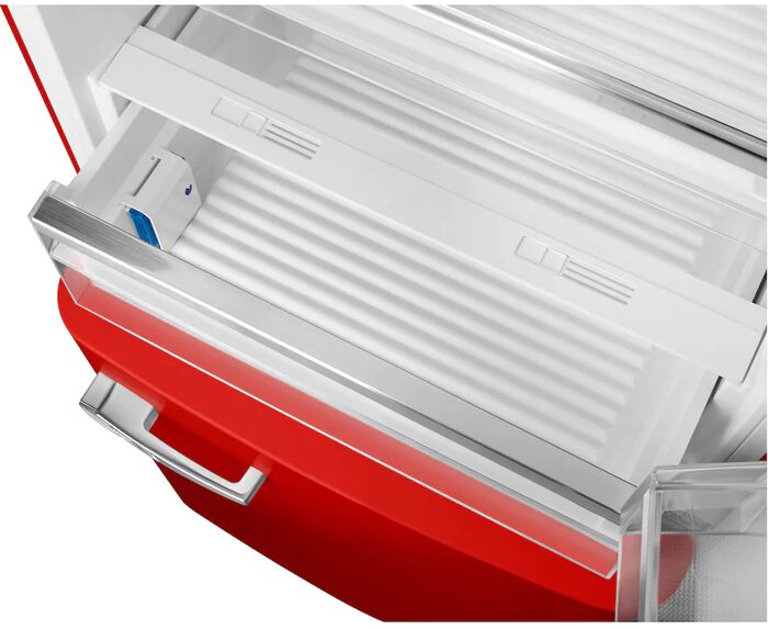 Smeg kæli- og frystiskápur FAB38RRD5 - Rauður