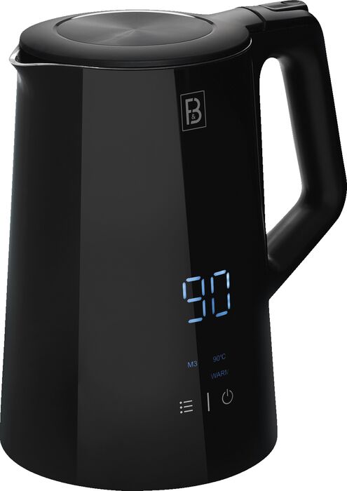 F&B hraðsuðuketill 1,5 L stafrænn - Svartur
