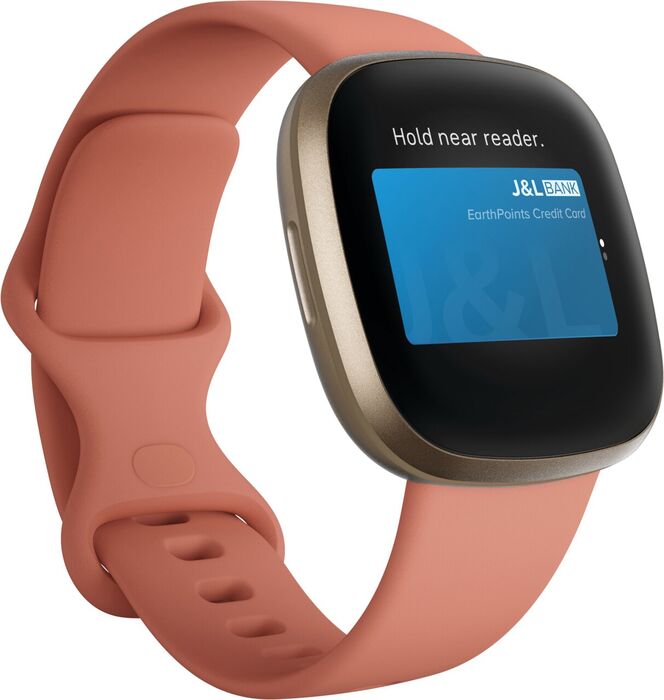 Fitbit Versa 3 - Bleikt / Gyllt