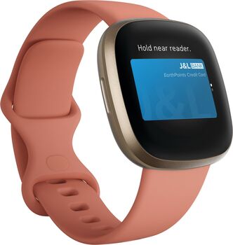 Fitbit Versa 3 - Bleikt / Gyllt