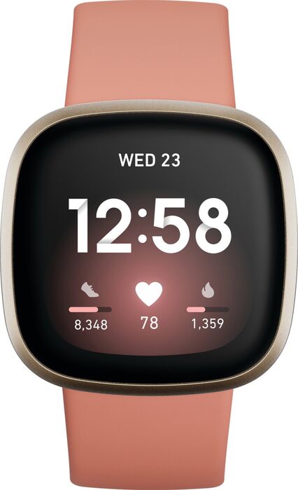 Fitbit Versa 3 - Bleikt / Gyllt