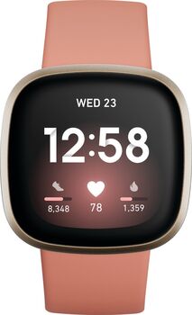 Fitbit Versa 3 - Bleikt / Gyllt