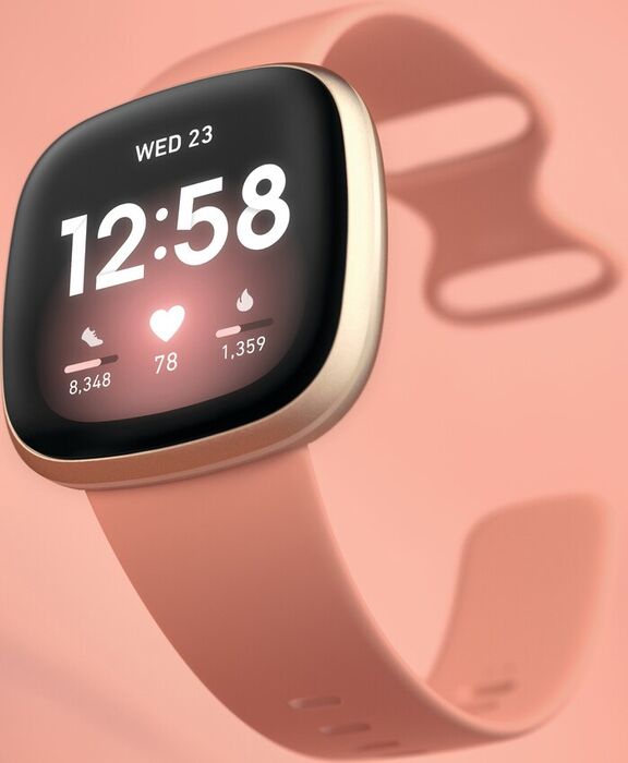 Fitbit Versa 3 - Bleikt / Gyllt